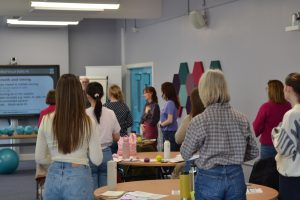 A group of people attending a workshop