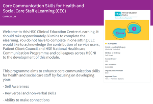 Image of the Core Communication skills eLearning