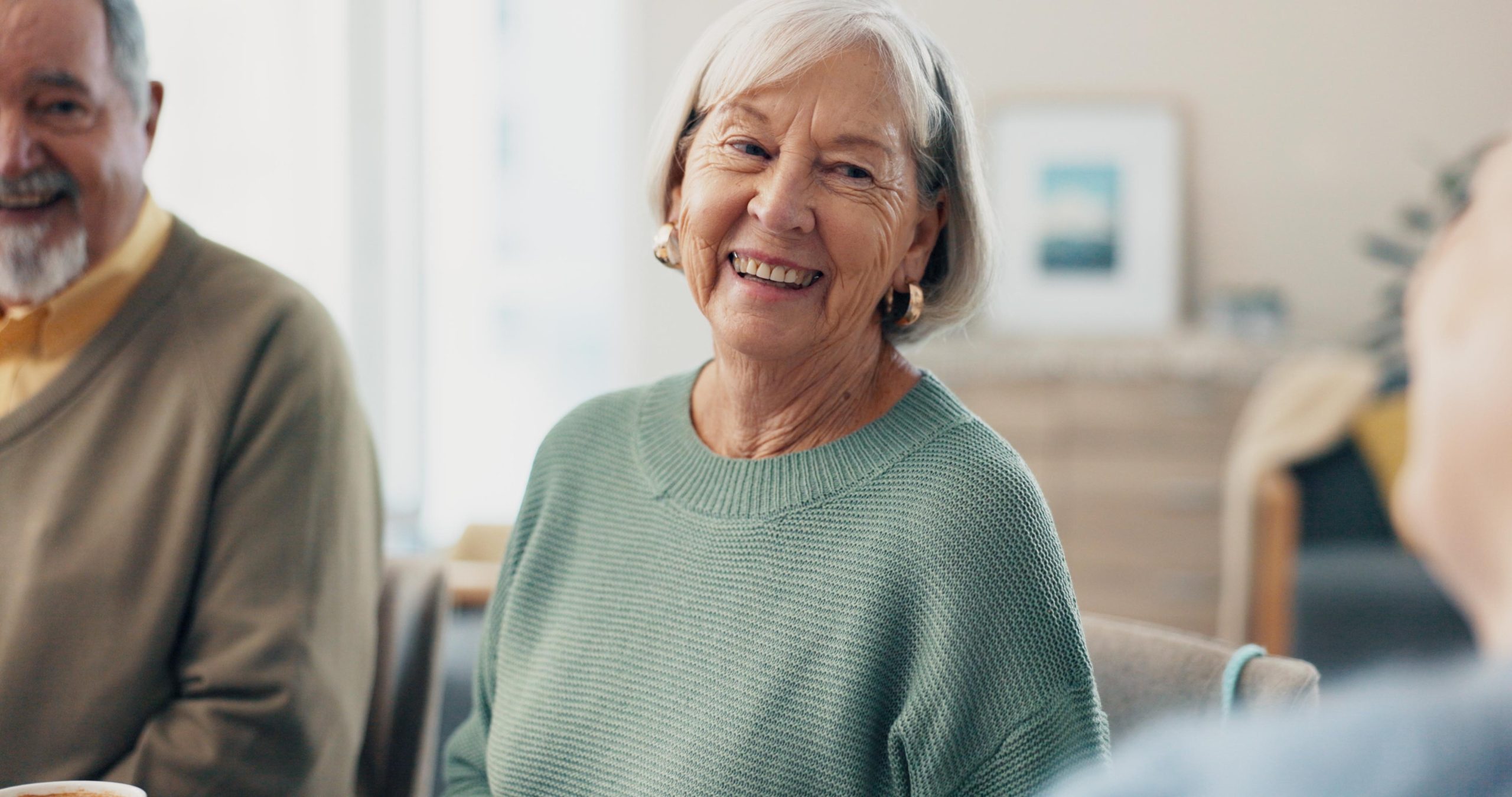 Picture of a smiling older woman